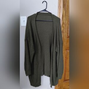 Olive Green Women's Cardigan